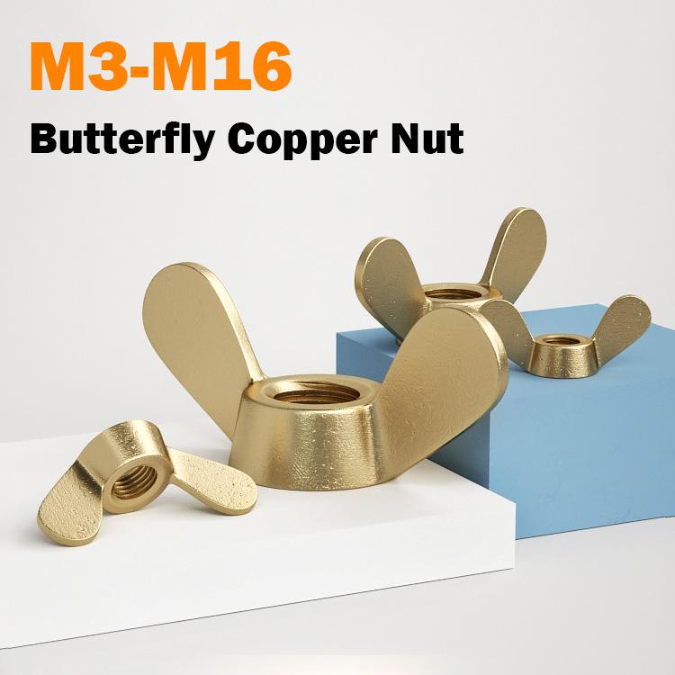 GB62 Brass Butterfly Copper Nut M3 M4 M5 M6 M8 M10 M12 M14 M16 Hand Tightened Wing Nut Big EarAdjusting Thumb Butterfly Lug Nuts M4-1Pcs
GB62 Brass Butterfly Copper Nut M3 M4 M5 M6 M8 M10 M12 M14 M16 Hand Tightened Wing Nut Big EarAdjusting Thumb Butterfly Lug Nuts M4-1Pcs