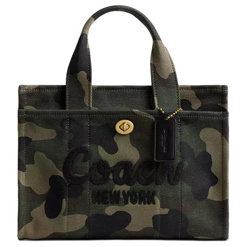 COACH 26 workwear camouflage print zipper closure canvas tote bag tote bag shopping bag handbag medium size women s brass color with green multi-color зелений
COACH 26 workwear camouflage print zipper closure canvas tote bag tote bag shopping bag handbag medium size women s brass color with green multi-color зелений