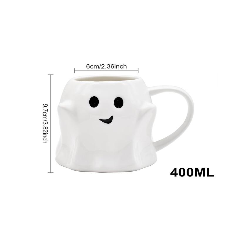 Creative Funny Ghost Mug, 3D Spooky Ceramic Cup for Coffee Tea, 400ml Whimsical Drinkware, Cool Novelty Halloween Gift Idea 400ml білий
Creative Funny Ghost Mug, 3D Spooky Ceramic Cup for Coffee Tea, 400ml Whimsical Drinkware, Cool Novelty Halloween Gift Idea 400ml білий