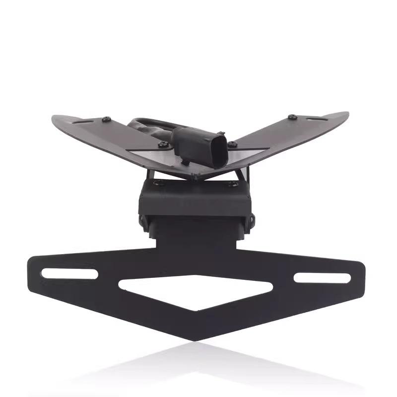 BMW S1000RR/R Short Tail Foldable License Plate Holder with Turn Signals Black 2009-2014 No-Drill
BMW S1000RR/R Short Tail Foldable License Plate Holder with Turn Signals Black 2009-2014 No-Drill