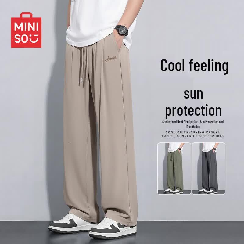 MINISO Men s Summer Cool Wide-Leg Pants L
MINISO Men s Summer Cool Wide-Leg Pants L