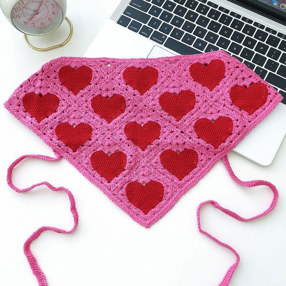 Flower French Style Bandage Knitted Headband Korean Hair Scarf Triangle Bandanas Women Headwrap
Flower French Style Bandage Knitted Headband Korean Hair Scarf Triangle Bandanas Women Headwrap