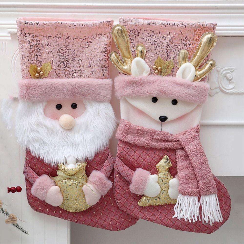 Large Capacity Santa Stocking Sock Santa Claus/Snowman/Elk Hanging Sock Pendant Festival Santa Claus
Large Capacity Santa Stocking Sock Santa Claus/Snowman/Elk Hanging Sock Pendant Festival Santa Claus