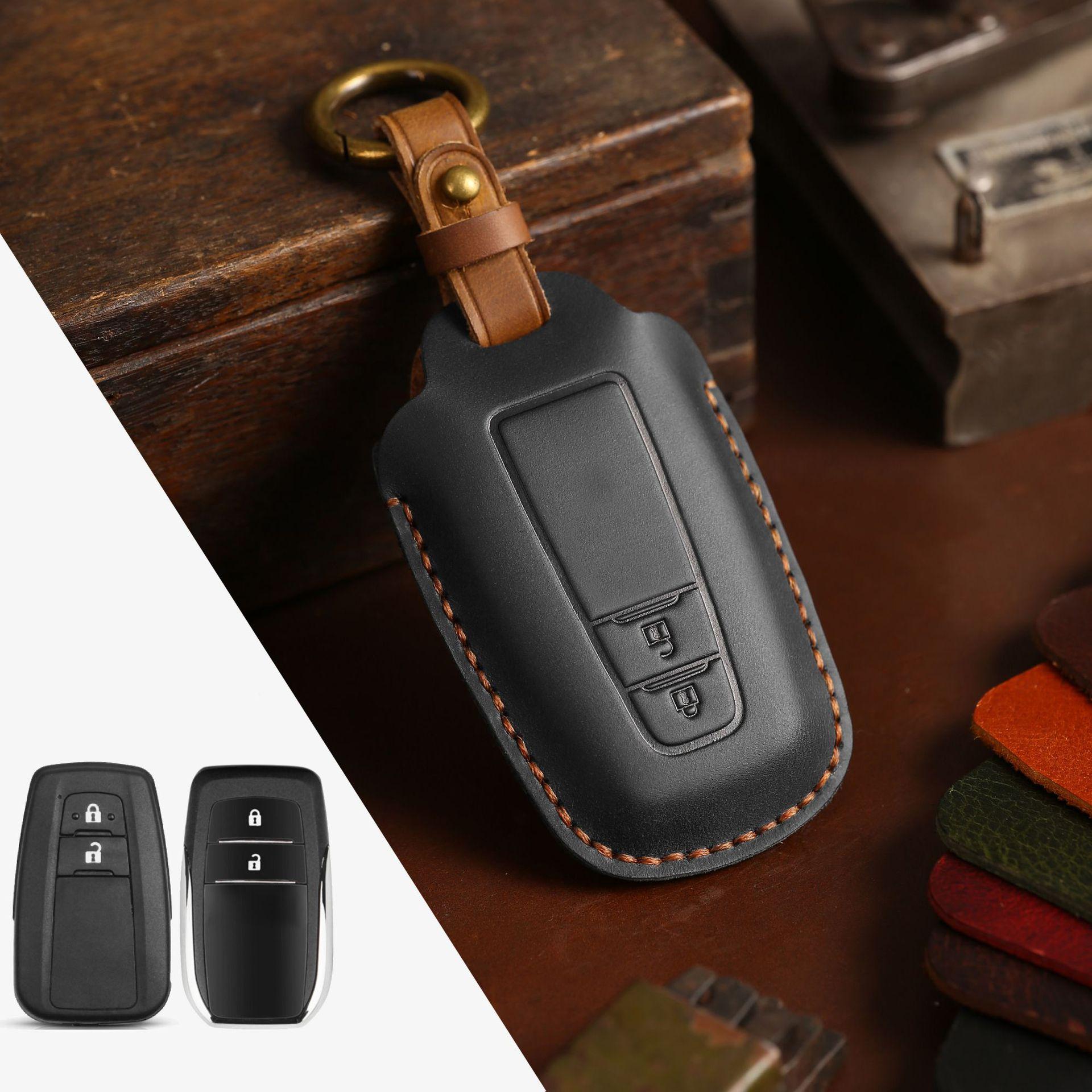 Pure handmade key cover is suitable for Toyota key bag Camry Asian Dragon genuine leather car key bag Crazy Horse leather.
Pure handmade key cover is suitable for Toyota key bag Camry Asian Dragon genuine leather car key bag Crazy Horse leather.