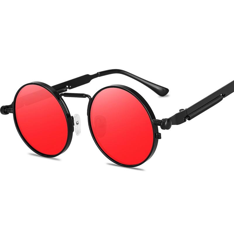 New Round-frame Sunglasses With Metallic Trend Spring Temple Arms And Colorful Ladies Retro Sunglasses 8478 червоний
New Round-frame Sunglasses With Metallic Trend Spring Temple Arms And Colorful Ladies Retro Sunglasses 8478 червоний