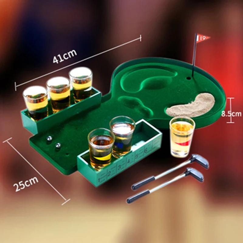6 Glass Cups Mini Golf Set Cup Game Bar Drinking Games Whiskey Cocktail Bar Interaction Party Table Game Drinking Accessories
6 Glass Cups Mini Golf Set Cup Game Bar Drinking Games Whiskey Cocktail Bar Interaction Party Table Game Drinking Accessories