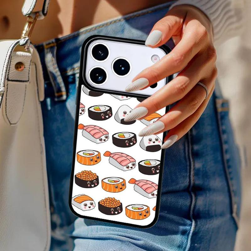 Food Sushi Phone Case For iPhone 17 Air 14 15 13 12 Max Cover For Apple 14 15 16 16e 11 Pro Max Plus Coque iPhone 12or12pro
Food Sushi Phone Case For iPhone 17 Air 14 15 13 12 Max Cover For Apple 14 15 16 16e 11 Pro Max Plus Coque iPhone 12or12pro