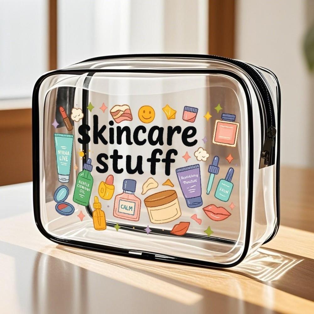 Transparent Toiletry Handbag PVC Cosmetic Pouch Portable USB Storage Bag Travel Use H
Transparent Toiletry Handbag PVC Cosmetic Pouch Portable USB Storage Bag Travel Use H