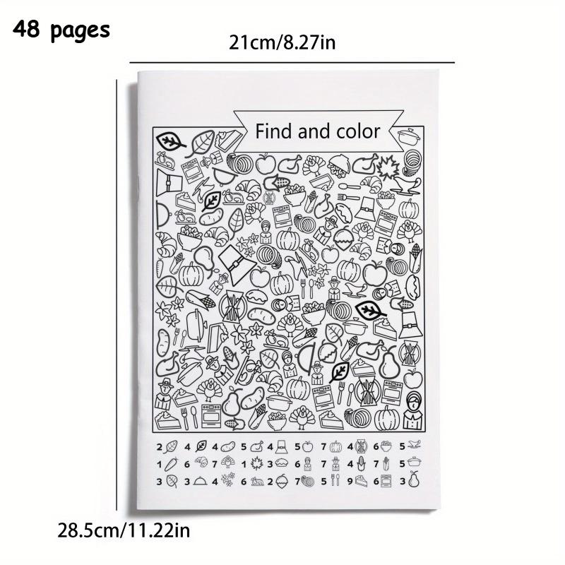 Immersive Hidden Pattern Interactive Book : Find the Picture + Coloring, Focus/ Observation Training Tool Relax Puzzle Drawing синій
Immersive Hidden Pattern Interactive Book : Find the Picture + Coloring, Focus/ Observation Training Tool Relax Puzzle Drawing синій