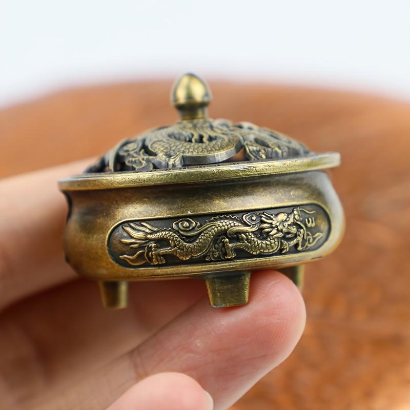 1pc Dragon Phoenix Incense Burner, Cone Holder Aroma Diffuser - Gold Hollow Metal Censer for Home Decor, Zen Room Decoration светло-серый
1pc Dragon Phoenix Incense Burner, Cone Holder Aroma Diffuser - Gold Hollow Metal Censer for Home Decor, Zen Room Decoration светло-серый