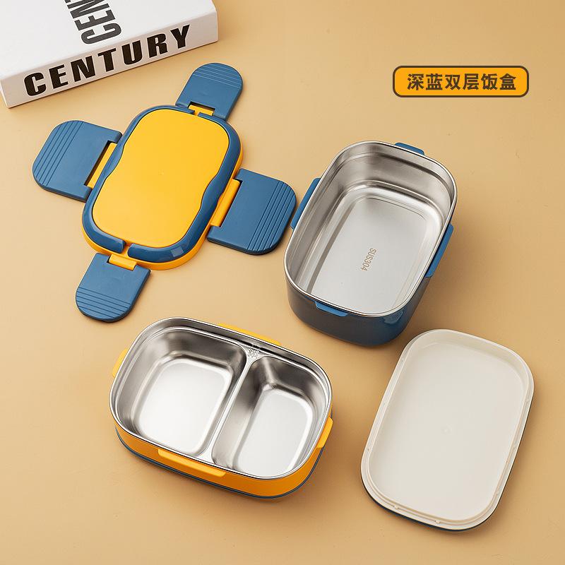 Двухслойный ланч-бокс, переносной контейнер для фруктов, контейнер для еды из нержавеющей стали для микроволновки, переносные коробки для пикника и свежих продуктов
Двухслойный ланч-бокс, переносной контейнер для фруктов, контейнер для еды из нержавеющей стали для микроволновки, переносные коробки для пикника и свежих продуктов