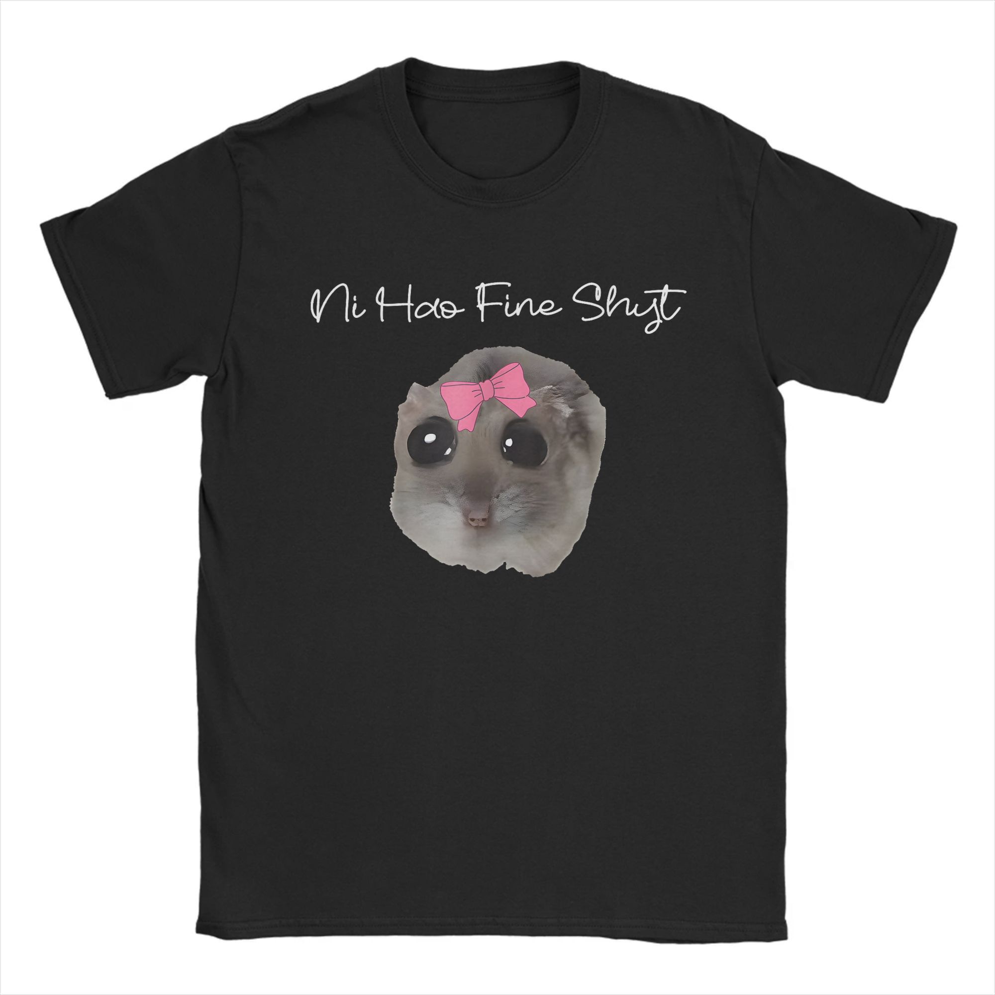 Vintage Ni Hao Fine Shyt Funny Humor Sayings T-Shirt Men Round Neck Cotton T Shirt Sad Hamster Short Sleeve Tees Plus Size Tops XXXXXL темно-синього кольору
Vintage Ni Hao Fine Shyt Funny Humor Sayings T-Shirt Men Round Neck Cotton T Shirt Sad Hamster Short Sleeve Tees Plus Size Tops XXXXXL темно-синього кольору