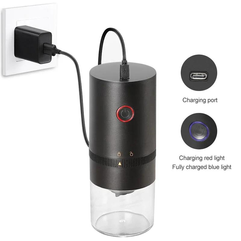 New Coffee Grinder TYPE C USB Charge Professional Ceramic Grinding Core Coffee Beans Mill Grinder New Upgrade Portable Electric чорний
New Coffee Grinder TYPE C USB Charge Professional Ceramic Grinding Core Coffee Beans Mill Grinder New Upgrade Portable Electric чорний