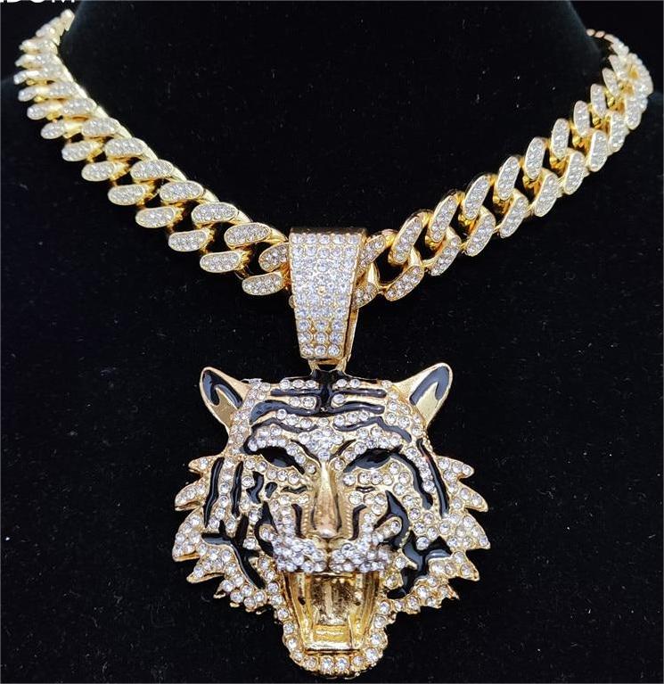 Ожерелье с подвеской в стиле хип-хоп для мужчин и женщин с кубинской цепочкой Майами 13 мм, блестящие ожерелья в стиле хип-хоп, модные очаровательные ювелирные изделия 
Ожерелье с подвеской в стиле хип-хоп для мужчин и женщин с кубинской цепочкой Майами 13 мм, блестящие ожерелья в стиле хип-хоп, модные очаровательные ювелирные изделия