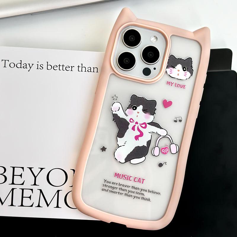 Чохол для iPhone Zhitai з миленькими котячими вушками для моделей від 11PROMAX до 14PRO iPhone 13/14
Чохол для iPhone Zhitai з миленькими котячими вушками для моделей від 11PROMAX до 14PRO iPhone 13/14