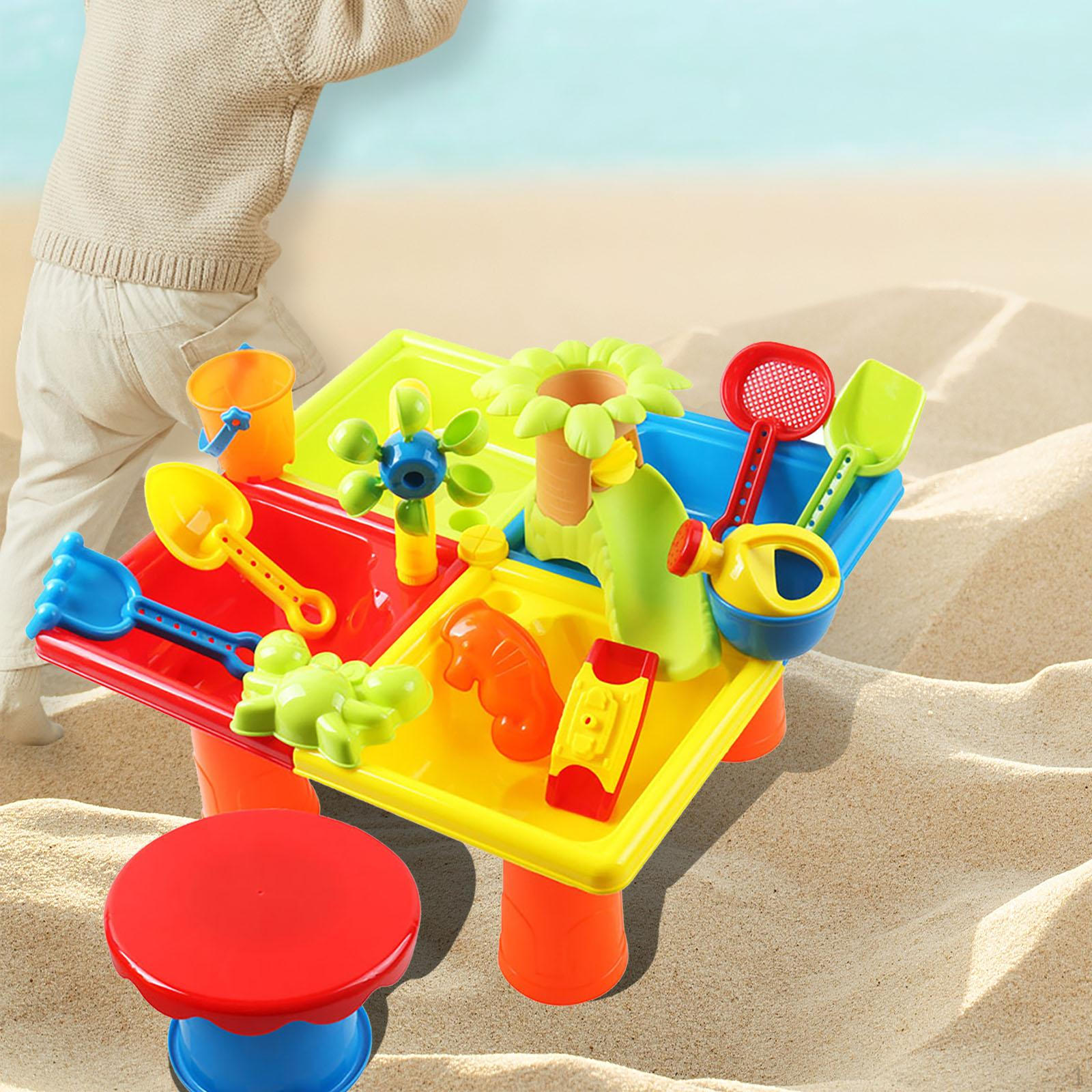 25 шт. детский стол для песка и воды, уличный пляжный набор игрушек, детский подарок, сенсорная игра для
25 шт. детский стол для песка и воды, уличный пляжный набор игрушек, детский подарок, сенсорная игра для