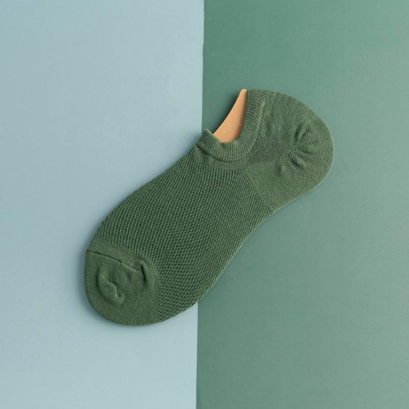 Мужские летние новые носки-невидимки из сетки и силикона, однотонные, нескользящие 1 pair армия зеленый
Мужские летние новые носки-невидимки из сетки и силикона, однотонные, нескользящие 1 pair армия зеленый