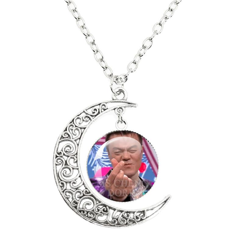 Cute Jyp Meme Moon Necklace Lovers Women Glass Dome Pendant Accessories Party Girls Chain Jewelry Charm Necklace
Cute Jyp Meme Moon Necklace Lovers Women Glass Dome Pendant Accessories Party Girls Chain Jewelry Charm Necklace