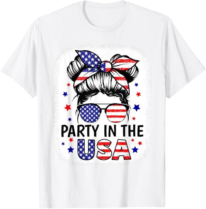 Party In USA Girls 4th of July Shirt Daughter Messy Bun USA T-Shirt 3XL
Party In USA Girls 4th of July Shirt Daughter Messy Bun USA T-Shirt 3XL