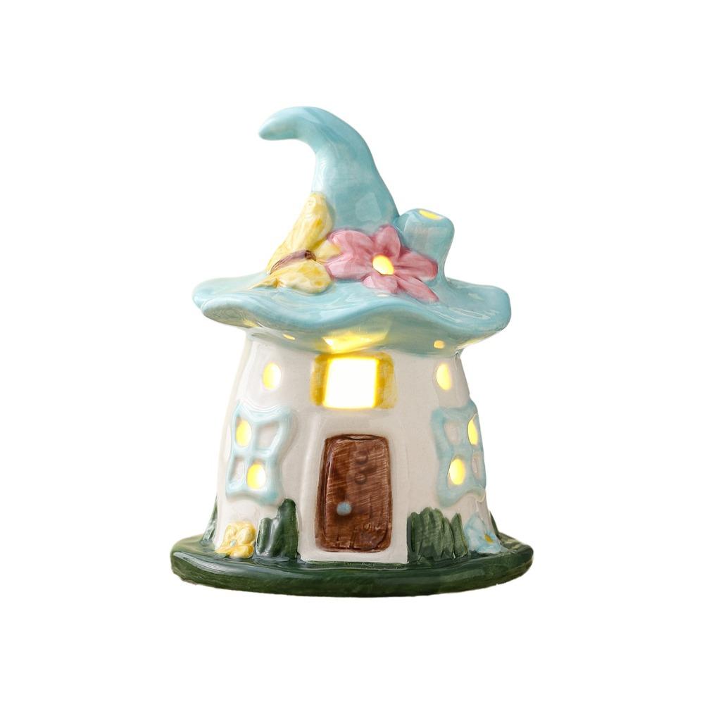 Handmade Craft Magic House Night Light Light Up Feature Hollowed Bedside Atmosphere Light Ornament Soft Lights Cute Sleep Light синій
Handmade Craft Magic House Night Light Light Up Feature Hollowed Bedside Atmosphere Light Ornament Soft Lights Cute Sleep Light синій