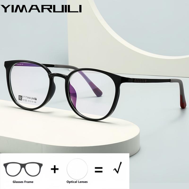 YIMARUILI Retro Round Men Optical Prescription Blue Light Blocking Reading Glasses Anti-Reflective Anti-UV Myopia Eyewear Women Single Version&1.56&None
YIMARUILI Retro Round Men Optical Prescription Blue Light Blocking Reading Glasses Anti-Reflective Anti-UV Myopia Eyewear Women Single Version&1.56&None