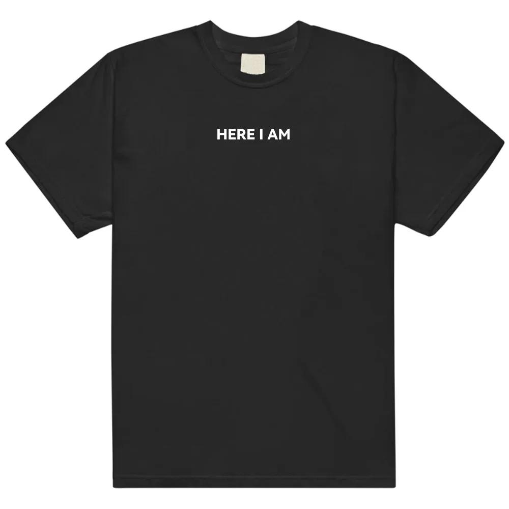Here I Am Tee Celebrity American Charlie Kirk T-shirt Unisex Streetwear Cotton Short Sleeve Male Tshirts O-neck Loose Women Tops 5XL різнокольоровий
Here I Am Tee Celebrity American Charlie Kirk T-shirt Unisex Streetwear Cotton Short Sleeve Male Tshirts O-neck Loose Women Tops 5XL різнокольоровий