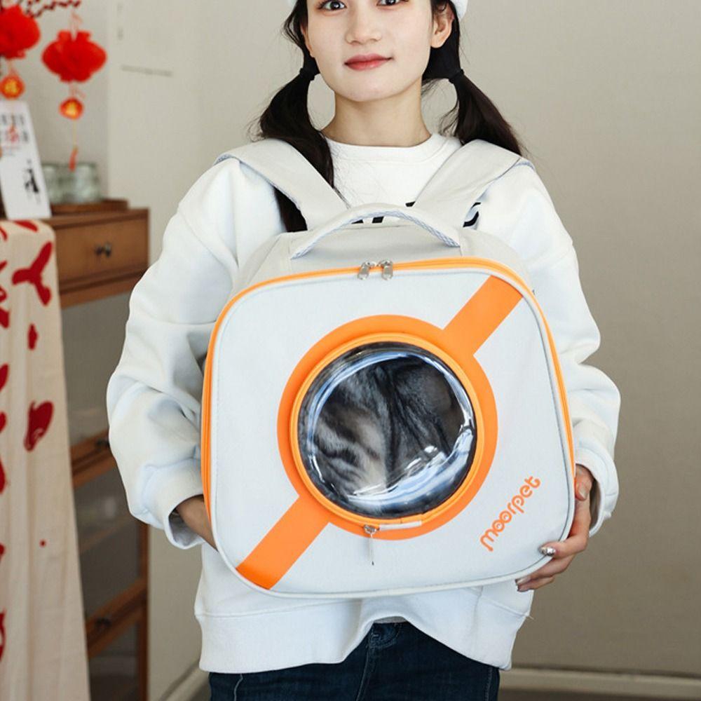 Portable Pet Carrier Backpack Breathable Cat Carrying Bag Pet Travel Bags For Cat Puppy Dog помаранчевий
Portable Pet Carrier Backpack Breathable Cat Carrying Bag Pet Travel Bags For Cat Puppy Dog помаранчевий