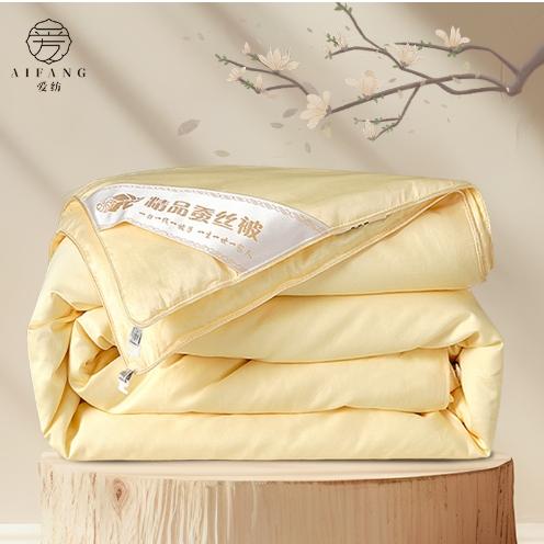 Mulberry Silk Quilt is 100% natural silk filling in all seasons. It is portable, breathable and luxurious 150X200cm& 0.5 kg жёлтый
Mulberry Silk Quilt is 100% natural silk filling in all seasons. It is portable, breathable and luxurious 150X200cm& 0.5 kg жёлтый
