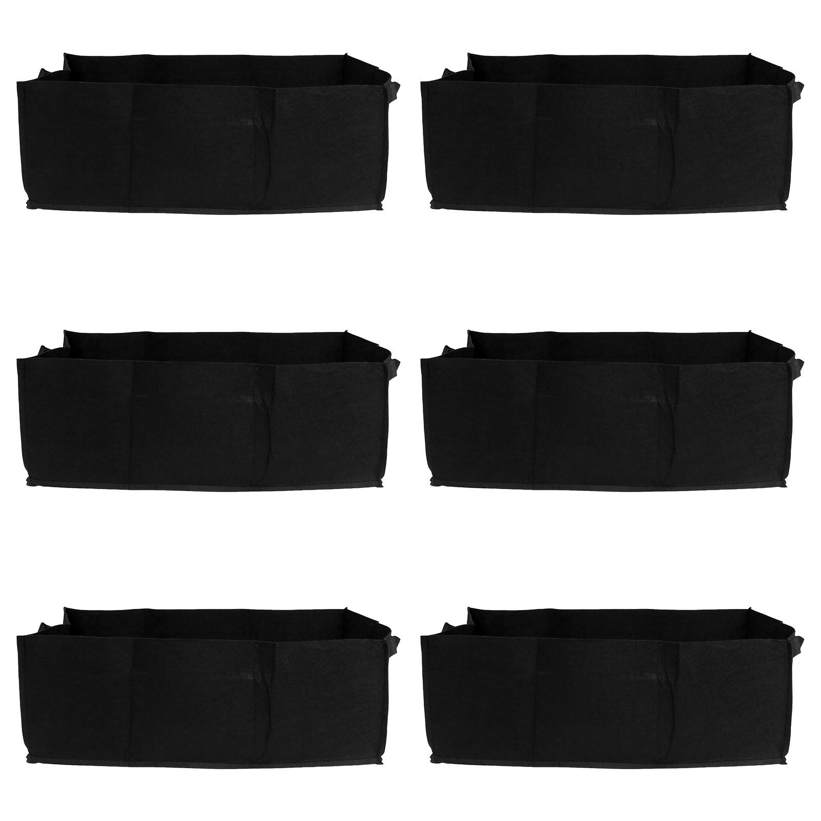 6Pcs Plant Growth Bag Control Felt Nursery Bag Foldable Lightweight for Balcony Garden Vegetable Flower Planter 40X30X20CM
6Pcs Plant Growth Bag Control Felt Nursery Bag Foldable Lightweight for Balcony Garden Vegetable Flower Planter 40X30X20CM