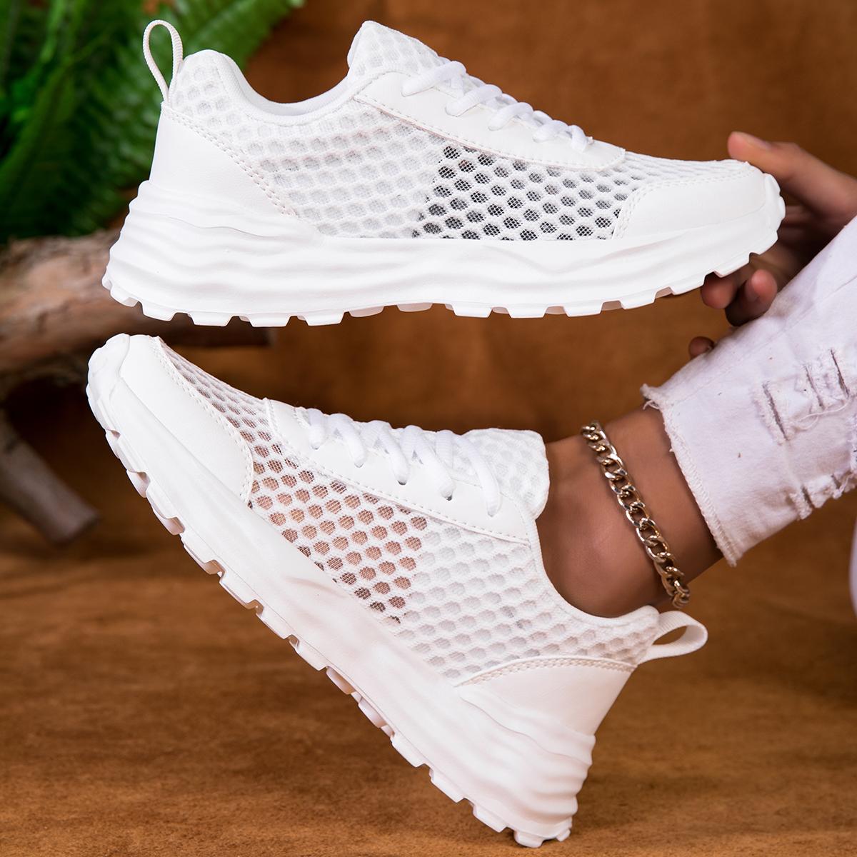 Women Breathable Mesh Slip On Shoes Lightweight Hollow Upper Summer Casual Walking Sneakers for Daily Street Wear daily wear 42 білий
Women Breathable Mesh Slip On Shoes Lightweight Hollow Upper Summer Casual Walking Sneakers for Daily Street Wear daily wear 42 білий