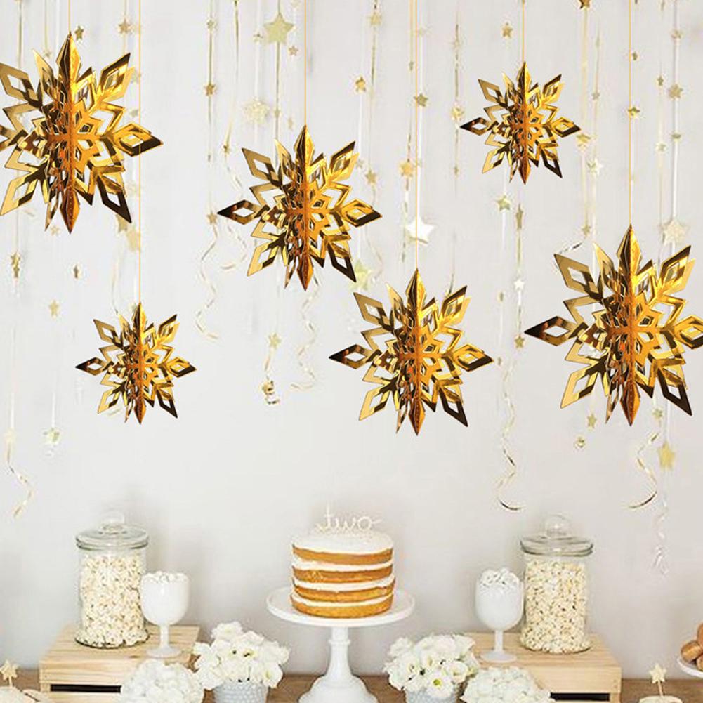 Украшения в виде снежинок из жемчужной бумаги для Рождества и Нового года, упаковка из 6 штук Silver 6pcs
Украшения в виде снежинок из жемчужной бумаги для Рождества и Нового года, упаковка из 6 штук Silver 6pcs