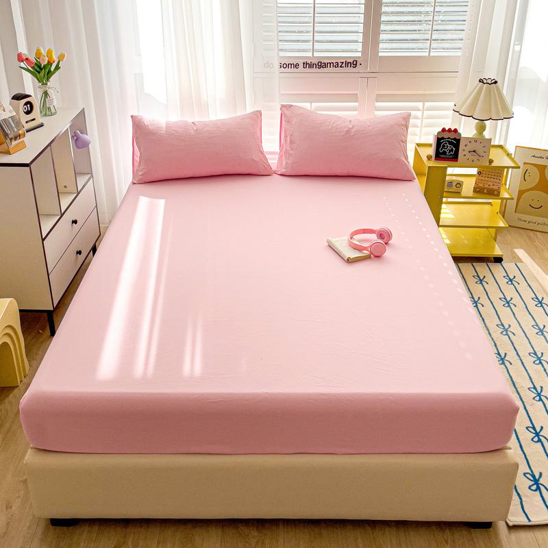 Washed Cotton Solid Color Fitted Sheet featuring Elastic Bands Non Slip Adjustable Mattress Cover Printed designed for Double King Queen 90x200cm 1pc
Washed Cotton Solid Color Fitted Sheet featuring Elastic Bands Non Slip Adjustable Mattress Cover Printed designed for Double King Queen 90x200cm 1pc