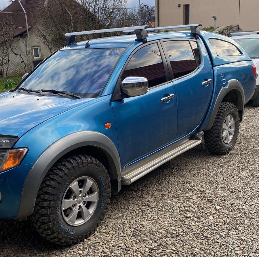 Перемички на гладкий дах (2 шт, Asaf V4) для Mitsubishi L200 2006-2015 рр.
Перемички на гладкий дах (2 шт, Asaf V4) для Mitsubishi L200 2006-2015 рр.