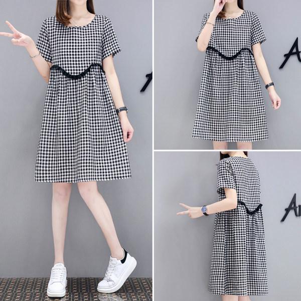 Women s European Mid-Length Plaid A-Line Dress - Chic, Casual, Loose Fit, Plus Size, Belly-Covering Summer Style XXXXL Premium
Women s European Mid-Length Plaid A-Line Dress - Chic, Casual, Loose Fit, Plus Size, Belly-Covering Summer Style XXXXL Premium