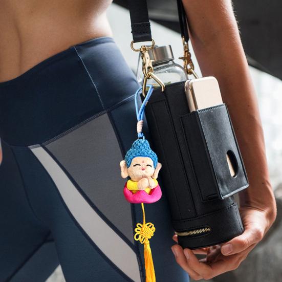 Cartoon Buddha Pendant Keyring with Lanyard Plush Doll Toy Soft Velvet Hanging Ornament Bag Decoration
Cartoon Buddha Pendant Keyring with Lanyard Plush Doll Toy Soft Velvet Hanging Ornament Bag Decoration