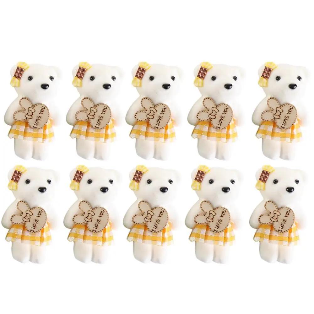 10pcs/bag Kawaii Soft Stuffed Bear Plush Foam Toys 10cm Cartoon Bouquet Doll Mini Bear Doll Toy Small Gift жовтий
10pcs/bag Kawaii Soft Stuffed Bear Plush Foam Toys 10cm Cartoon Bouquet Doll Mini Bear Doll Toy Small Gift жовтий