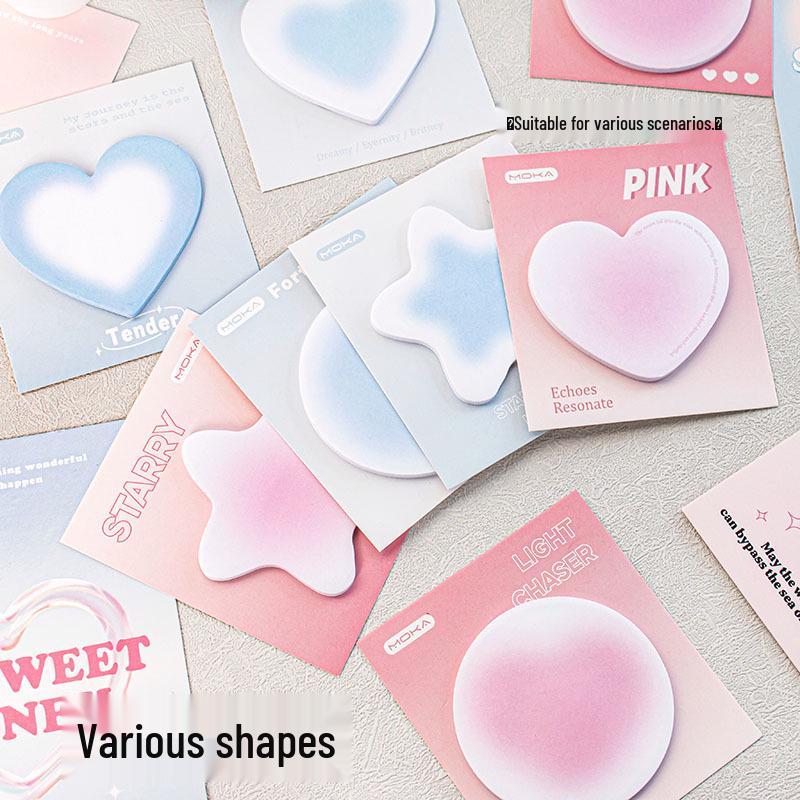 Gradient Color Sticky Notes - INS Style, Tear-off & Re-stickable, Ideal for Students & Office Messages. Pink Series
Gradient Color Sticky Notes - INS Style, Tear-off & Re-stickable, Ideal for Students & Office Messages. Pink Series