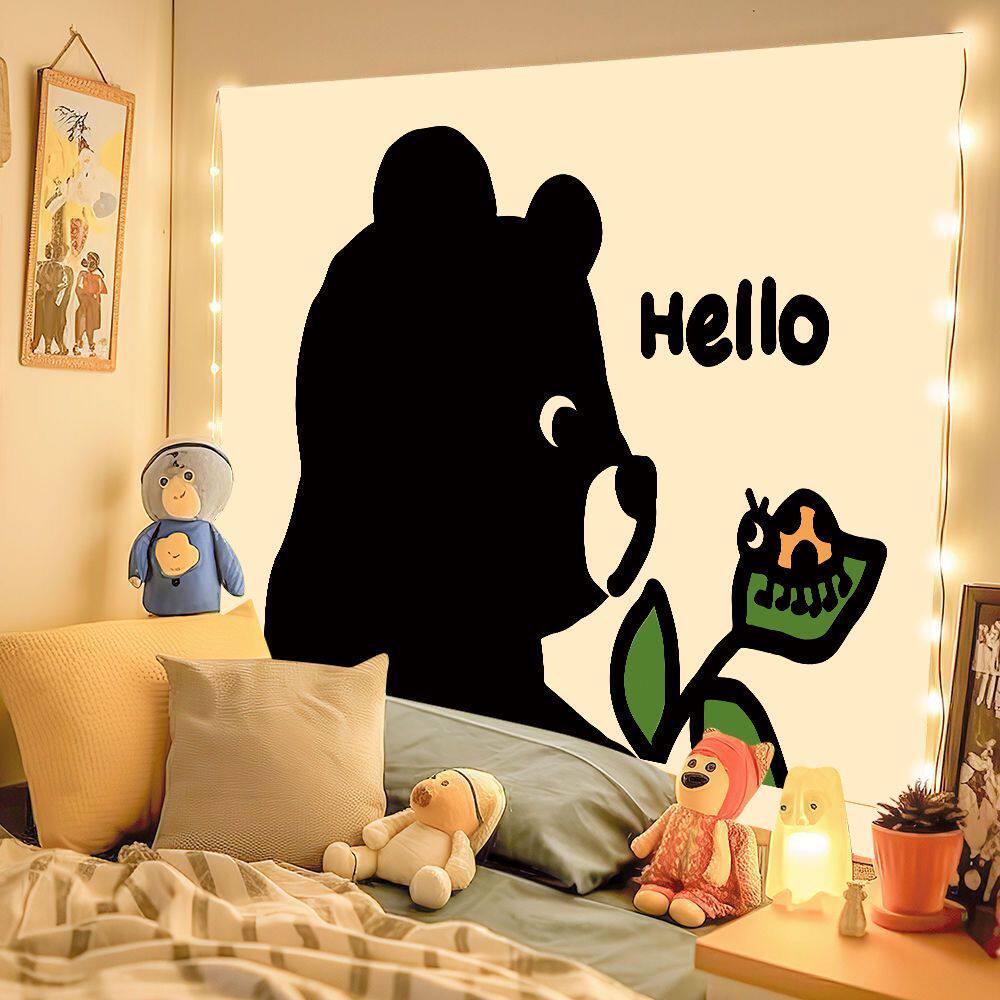 Cute Bear Wall Tapestry Simple Background Room Headboard Decor Ideal Hanging Picture for Dormitory 74x94cm(29x37in)
Cute Bear Wall Tapestry Simple Background Room Headboard Decor Ideal Hanging Picture for Dormitory 74x94cm(29x37in)