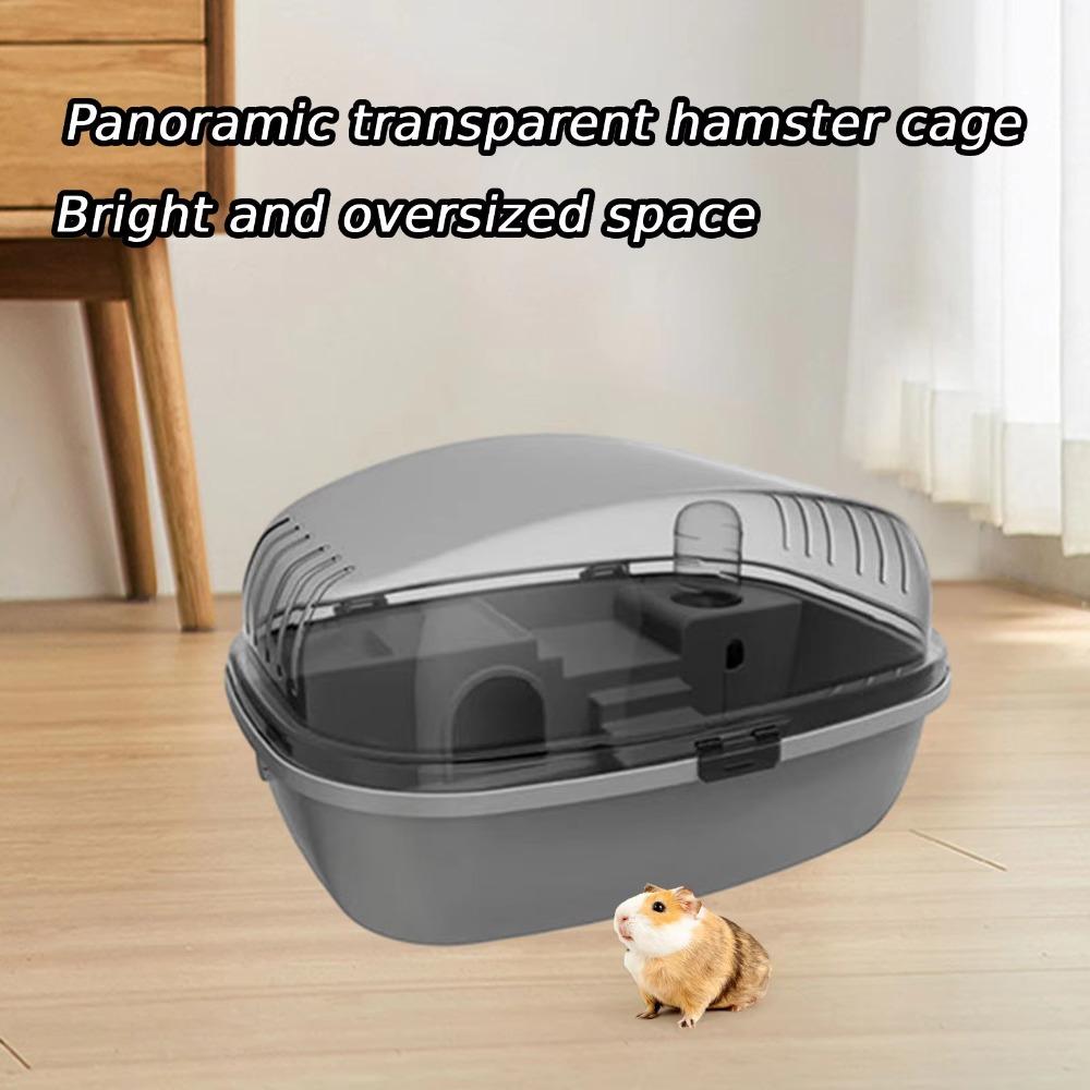 Large Space Hamster Cage Breathable Pet House Creative Small Animal Carrying Cage чорний
Large Space Hamster Cage Breathable Pet House Creative Small Animal Carrying Cage чорний