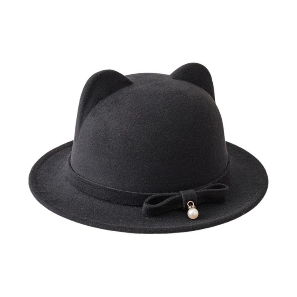 Warm Material Wool Felt Hats Solid Color Bowler Hats Elegant Bucket Hats Women Wear чёрный
Warm Material Wool Felt Hats Solid Color Bowler Hats Elegant Bucket Hats Women Wear чёрный