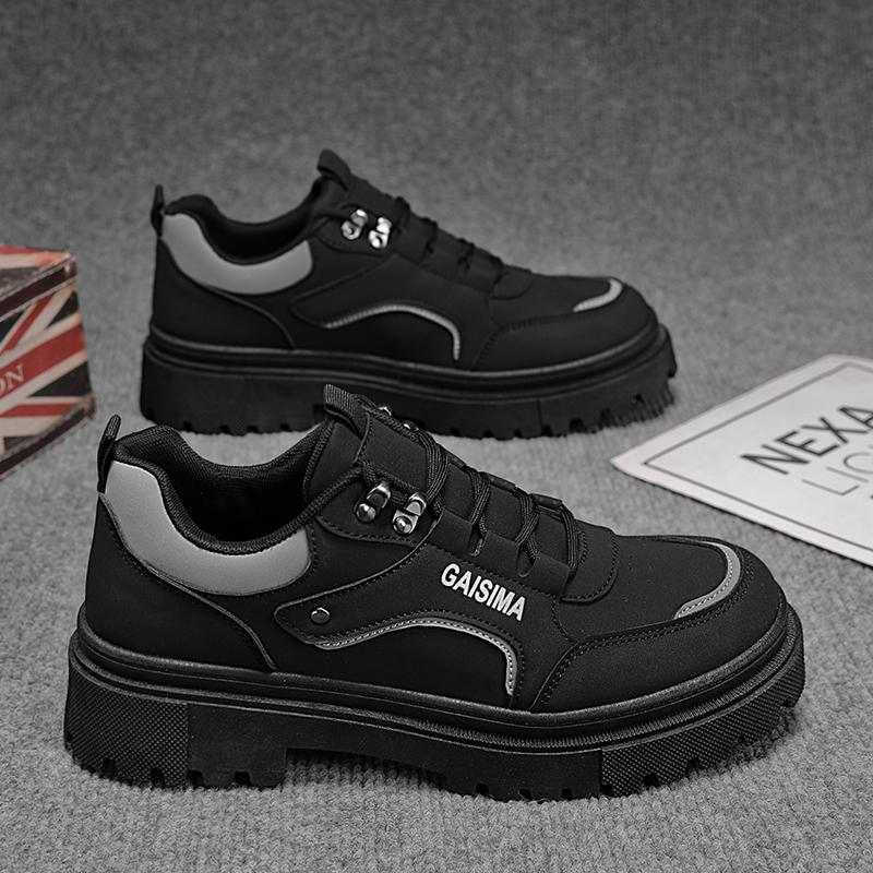 Новые модные осенне-зимние мужские низкие ботинки Martin для студентов и мальчиков, трендовая рабочая обувь с мягкой подошвой, кроссовки Martin для охраны труда 39 чёрный
Новые модные осенне-зимние мужские низкие ботинки Martin для студентов и мальчиков, трендовая рабочая обувь с мягкой подошвой, кроссовки Martin для охраны труда 39 чёрный