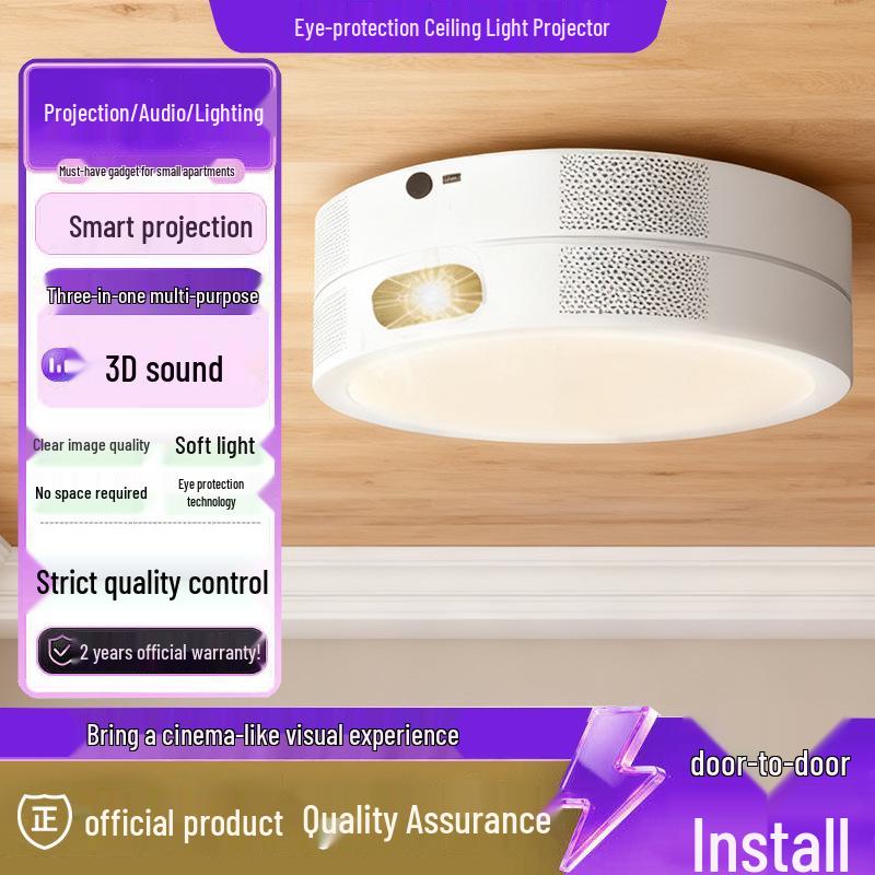 Smart Multifunctional HD Projector with Eye Protection for Home Use
Smart Multifunctional HD Projector with Eye Protection for Home Use