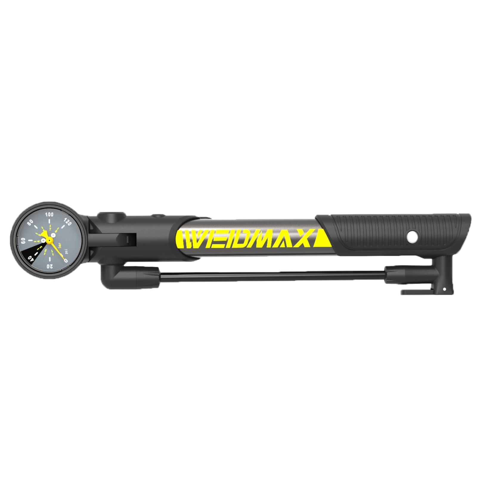 WEIDMAX Bicycle Portable Air Floor Pump Compatible with all American and British 120psi mini car pump for road swim rings and balls Pump - French,
WEIDMAX Bicycle Portable Air Floor Pump Compatible with all American and British 120psi mini car pump for road swim rings and balls Pump - French,