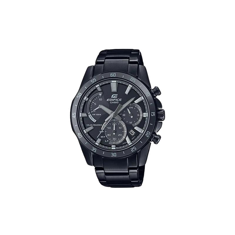 Casio EDIFICE series solar hour hand series fashion classic 100 meters waterproof quartz movement stainless steel strap Japanese and EQS-930MDC-1AV чорний
Casio EDIFICE series solar hour hand series fashion classic 100 meters waterproof quartz movement stainless steel strap Japanese and EQS-930MDC-1AV чорний