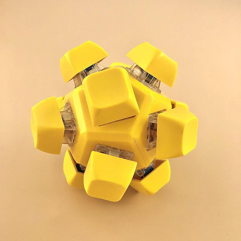 Creative Stress Reliever 12 Key Flashing Light Stress Relieving Keyboard Ball Fingertip Pressing Gift Toy
Creative Stress Reliever 12 Key Flashing Light Stress Relieving Keyboard Ball Fingertip Pressing Gift Toy