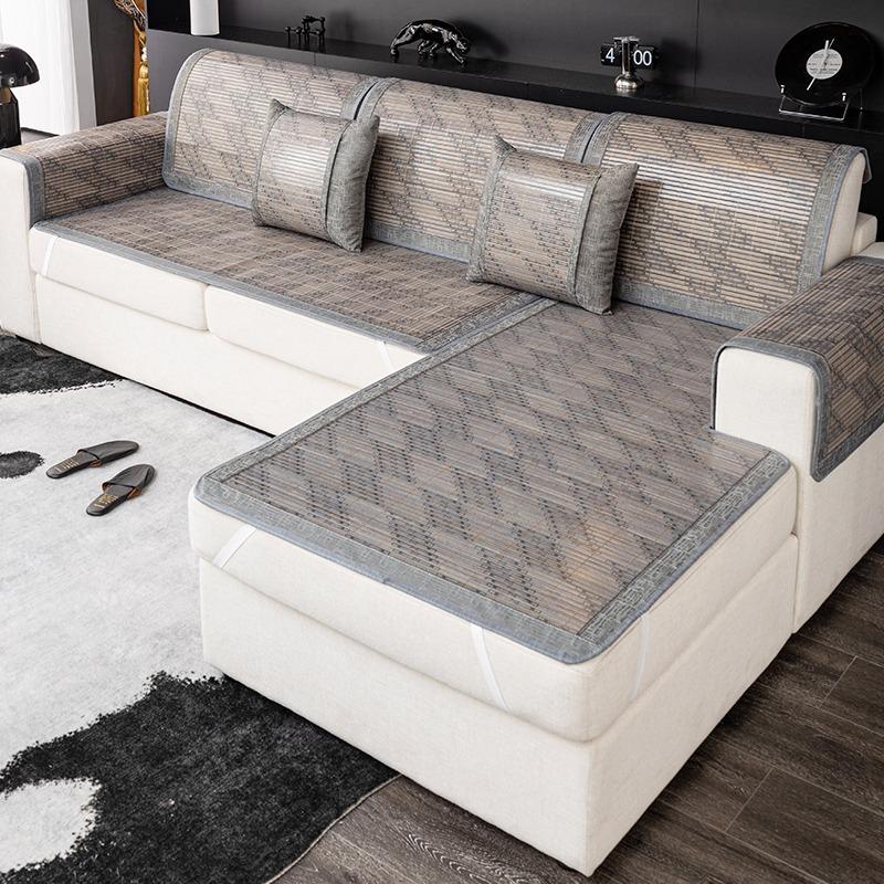 Летний бамбуковый коврик, диванная подушка, летний нескользящий коврик, новый бамбуковый коврик из ледяного шелка, прохладная диванная подушка 50*150cm
Летний бамбуковый коврик, диванная подушка, летний нескользящий коврик, новый бамбуковый коврик из ледяного шелка, прохладная диванная подушка 50*150cm