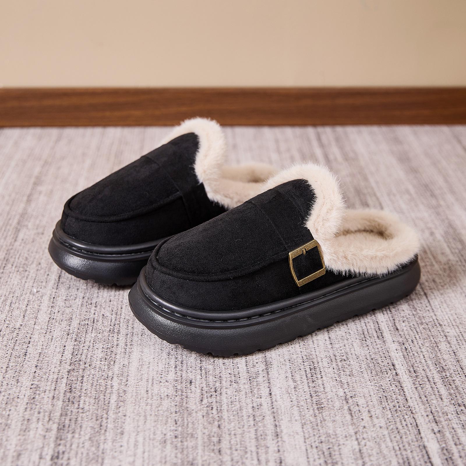 Women s Thick-Soled Velvet Warm Fur Slippers - Non-Slip, Autumn/Winter 38-39 чорний
Women s Thick-Soled Velvet Warm Fur Slippers - Non-Slip, Autumn/Winter 38-39 чорний
