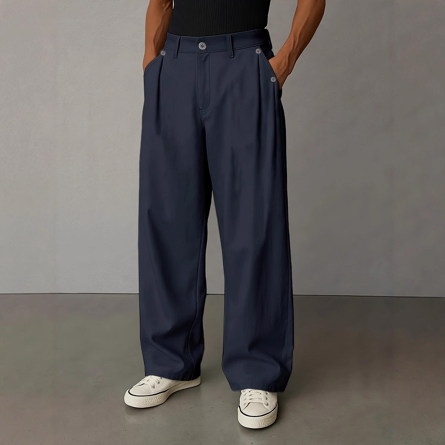 2026 New Fashionable Solid Color Suit Pants Casual Pants Men s Straight-Leg Pants XXXL темно-синього кольору
2026 New Fashionable Solid Color Suit Pants Casual Pants Men s Straight-Leg Pants XXXL темно-синього кольору