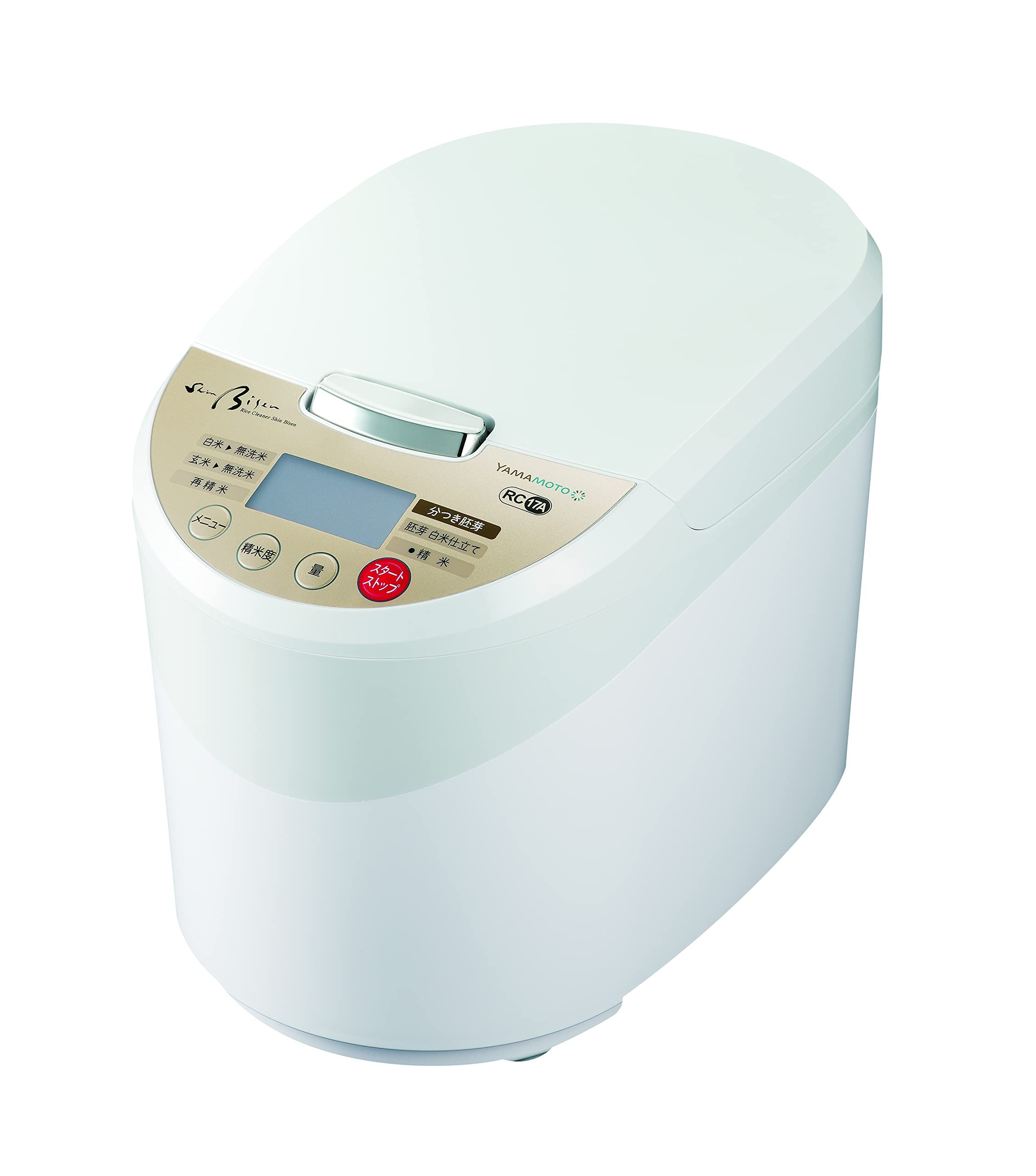 Yamamoto Electric Rice Polishing Machine for Home Use Made in Japan Shin Bisen Rice Separated Germ Easy Operation White Wash-Free YE-RC17A-WH білий
Yamamoto Electric Rice Polishing Machine for Home Use Made in Japan Shin Bisen Rice Separated Germ Easy Operation White Wash-Free YE-RC17A-WH білий