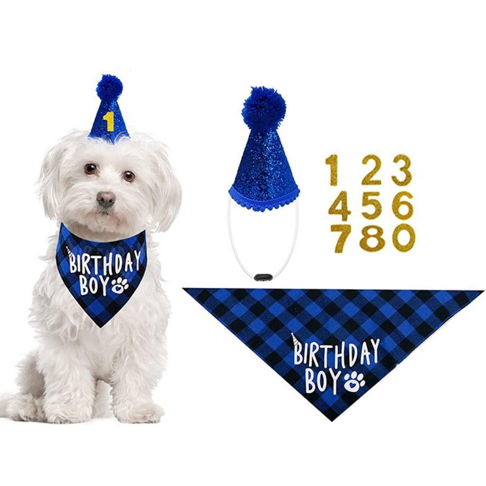 Polyester Pet Birthday Set Adjustable Cat Birthday Hat Bow Tie Dog Sequins Hat Photograph синій
Polyester Pet Birthday Set Adjustable Cat Birthday Hat Bow Tie Dog Sequins Hat Photograph синій